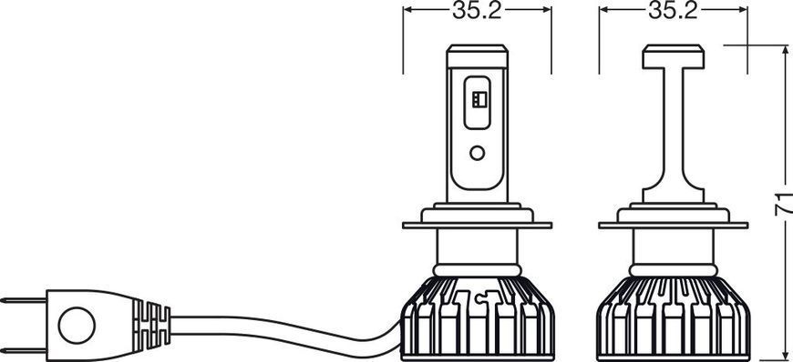 Крушка NIGHT BREAKER&reg; LED SMART H7 LED | 12V 16W 64210DWNBSM-2HB автомобилен продукт ShakiAuto