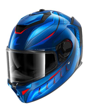 Каска SHARK SPARTAN GT PRO CARBON MEKARIUM BLUE/ORANGE 92634 автомобилен продукт ShakiAuto