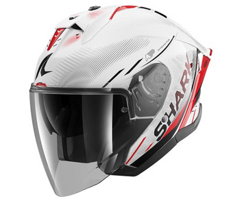 Каска за скутер SHARK SKWAL JET CUP SPEED-TECH WHITE/RED 92870 автомобилен продукт ShakiAuto