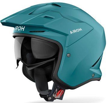 Kаска за скутер AIROH Kombakt Petrol Green Matt 90034 автомобилен продукт ShakiAuto