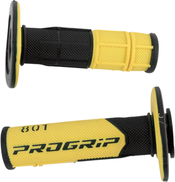 Мотокрос ръкохватки PROGRIP 801 Hybrid Duo-Density BLACK/YELLOW 40587 автомобилен продукт ShakiAuto