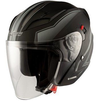 Скутер каска APRO YORK MATT SILVER 38219 автомобилен продукт ShakiAuto