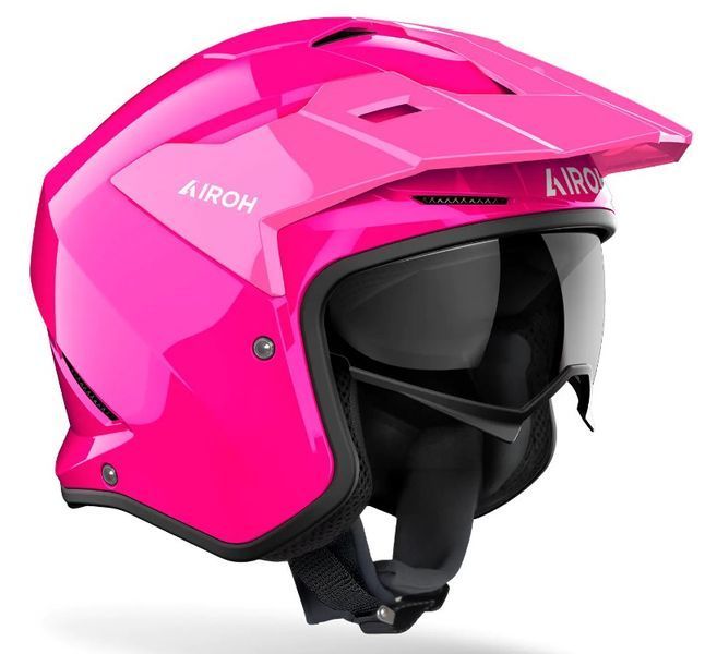Kаска за скутер AIROH Kombakt PINK GLOSS 90030 автомобилен продукт ShakiAuto