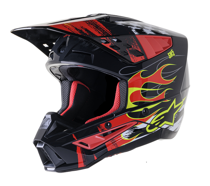 Мотокрос каска ALPINESTARS SM5 RASH RED/G 61884 автомобилен продукт ShakiAuto