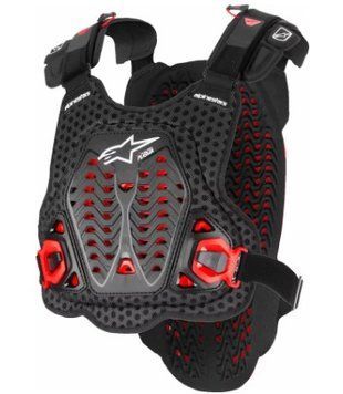 Протекторна броня ALPINESTARS A-5 PLASMA CHEST PRO BLK/RD/WHT 72814 автомобилен продукт ShakiAuto