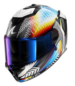 Каска SHARK SPARTAN GT PRO CARBON STHYR CARBON/CHROME/WHITE 92638 автомобилен продукт ShakiAuto