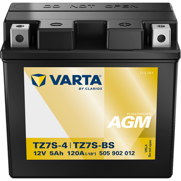 Varta Moto TZ7S 12v 5Ah 120A R+ 505902012K544 автомобилен продукт ShakiAuto