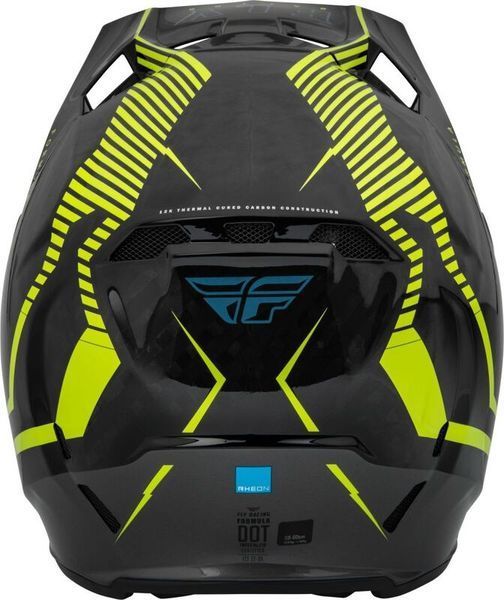 Мотокрос каска FLY RACING Formula Carbon Tracer Helmet - Hi-Vis/Black 67943 автомобилен продукт ShakiAuto