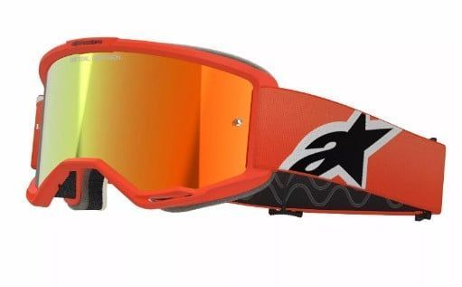 Мотокрос очила ALPINESTARS VISION 5 CORP ORANGE MIRROR-RED 73760 автомобилен продукт ShakiAuto