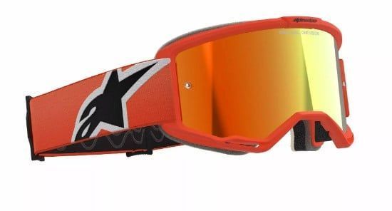 Мотокрос очила ALPINESTARS VISION 5 CORP ORANGE MIRROR-RED 73760 автомобилен продукт ShakiAuto