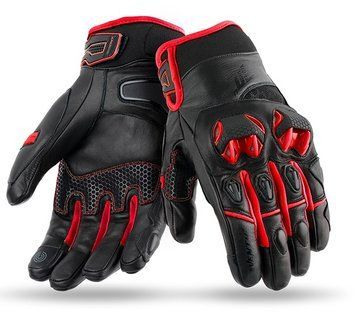 КОЖЕНИ РЪКАВИЦИ 70 DEGREES WINTER URBAN BLACK/RED 37772 автомобилен продукт ShakiAuto
