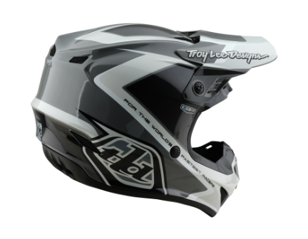 Мотокрос каска TROY LEE DESIGNS GP Shutter - Grey/White 93614 автомобилен продукт ShakiAuto