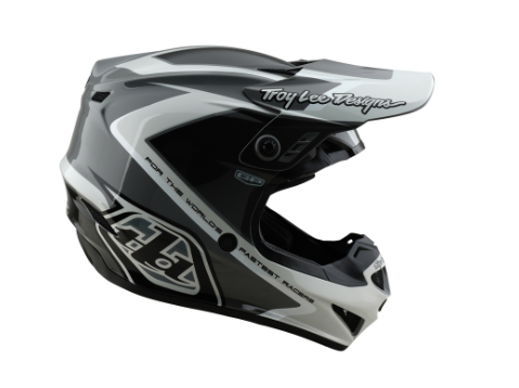 Мотокрос каска TROY LEE DESIGNS GP Shutter - Grey/White 93614 автомобилен продукт ShakiAuto