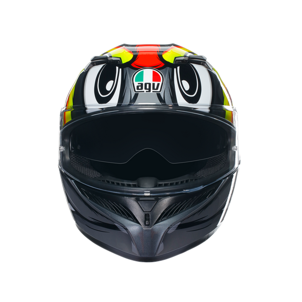 КАСКА AGV K3 -BIRDY 2.0 GREY/YELLOW/RED 56231 автомобилен продукт ShakiAuto