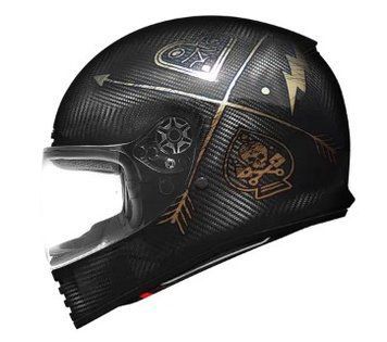 Каска PREMIER THUNDER CARBON NX GD CHR 92110 автомобилен продукт ShakiAuto