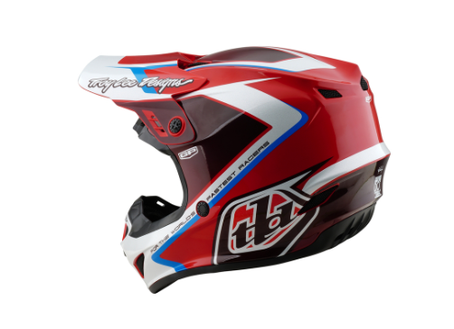 Мотокрос каска TROY LEE DESIGNS GP Shutter - Red/White 93615 автомобилен продукт ShakiAuto