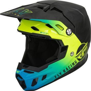 Мотокрос каска FLY RACING Formula CC Centrum - Black/Hi-Vis 67961 автомобилен продукт ShakiAuto