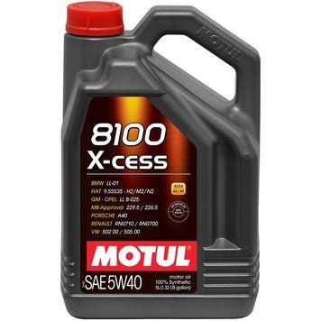 МОТОРНО МАСЛО MOTUL 8100 X-CESS 5W/40 5л MOT102870 автомобилен продукт ShakiAuto